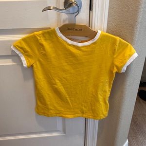 forever 21 yellow tee